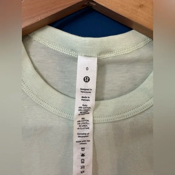 NWOT Lululemon Classic-Fit Cotton-Blend Tank Top
Kohlrabi Green - Picture 11 of 11